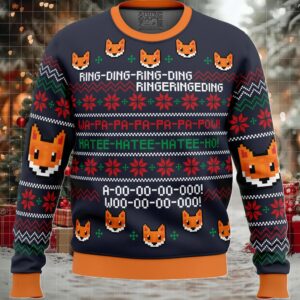 What does the Fox say_ Christmas Sweater