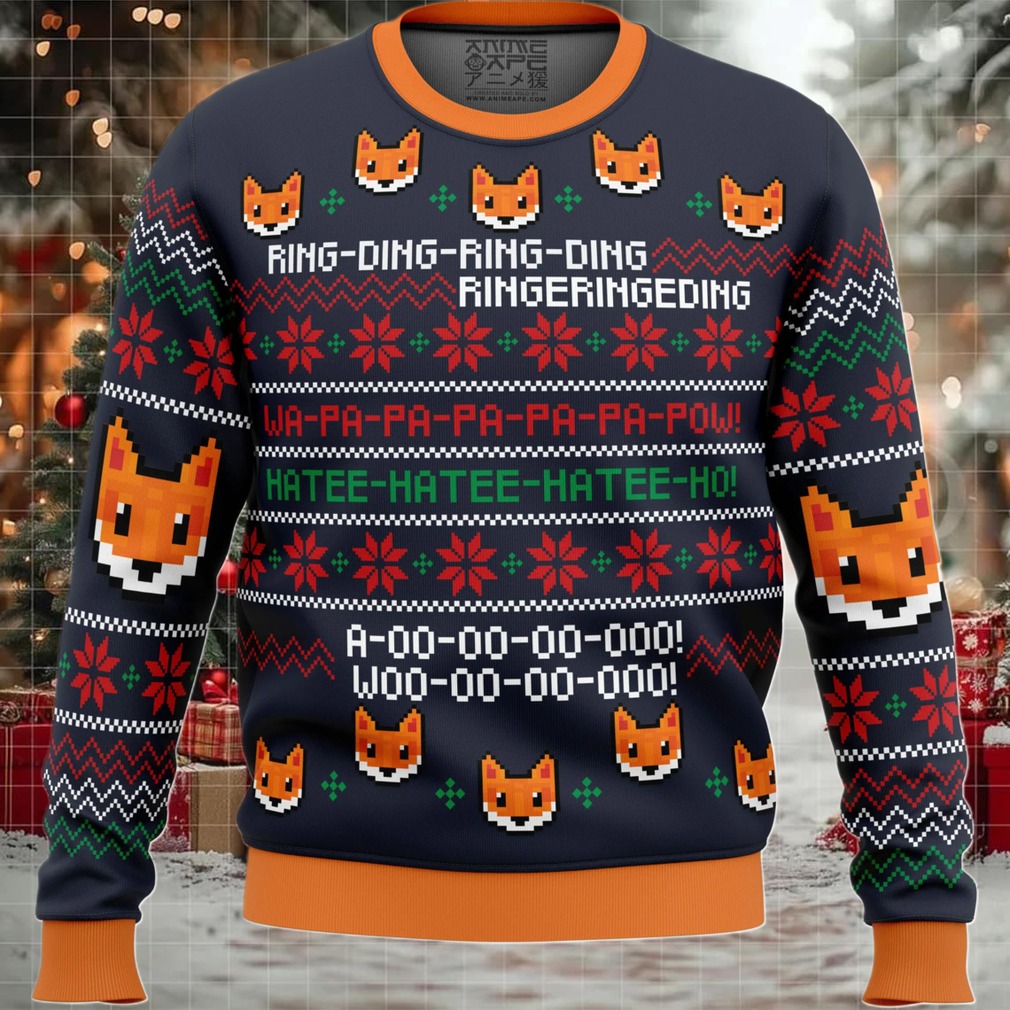 What does the Fox say_ Christmas Sweater