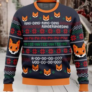 What does the Fox say_ Christmas Sweater