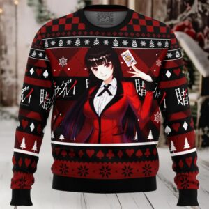 Yumeko Kakegurui Ugly Christmas Sweater