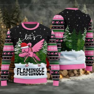 2025 Let’s Flamingle Ugly Christmas Sweater