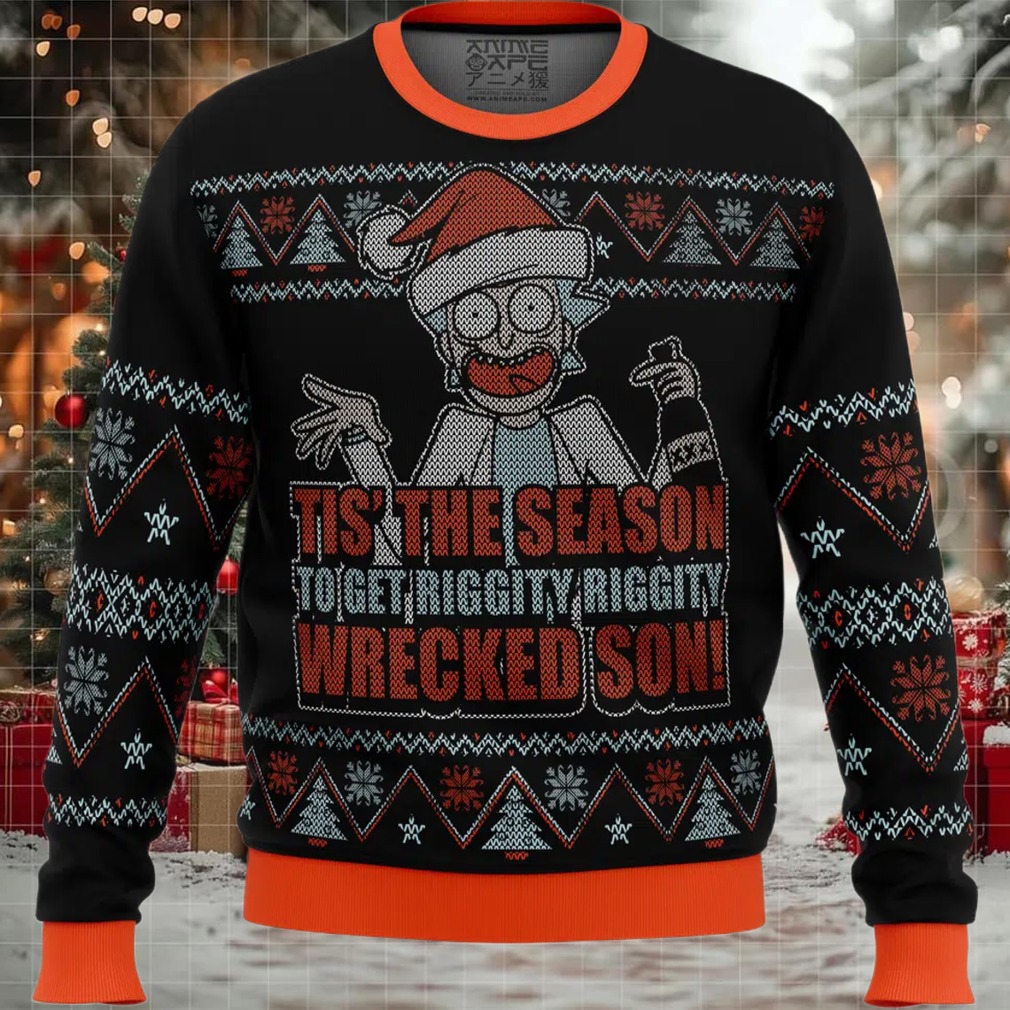 Rick and Morty Tis The Season Ugly Christmas Sweater