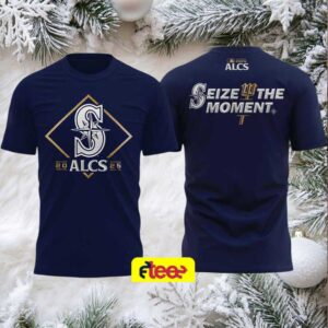 2025 ALCS Seattle Mariners Seize The Moment 2 sided t shirt
