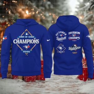 2025 American League Champions Toronto Blue Jay Hoodie – Blue