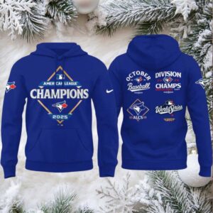 2025 American League Champions Toronto Blue Jay Hoodie – Blue