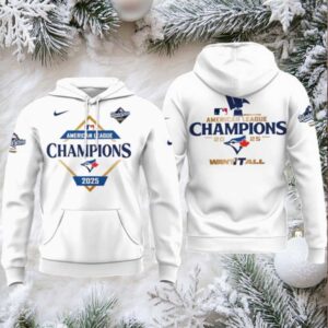 2025 American League Champions Toronto Blue Jay Hoodie – White
