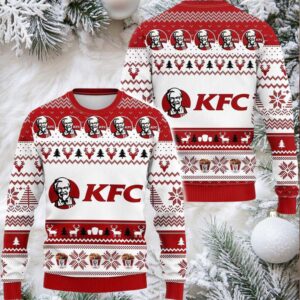 2025 KFC Kentucky Fried Chicken Ugly Christmas Sweater
