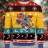 2025 Justin Fields Ugly Christmas Sweater 2025 Justin Fields Ugly Christmas Sweater