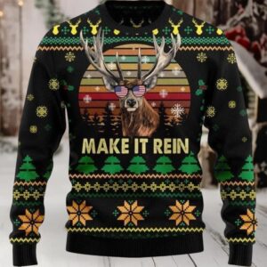 2025 Make It Rein Ugly Christmas Sweater