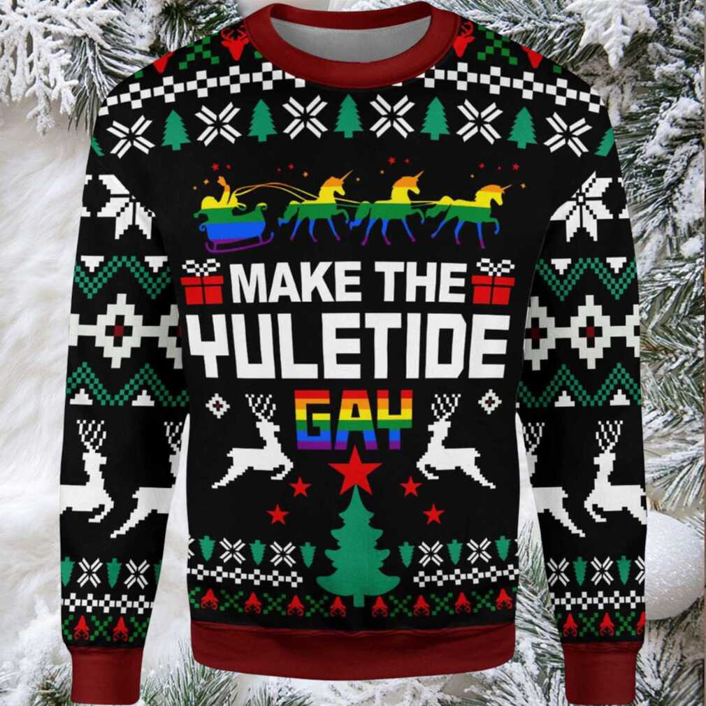 2025 Make The Yuletide Gay Christmas Ugly Sweater