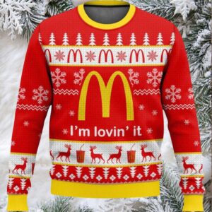 2025 McDonald’s I’m Lovin’ It Ugly Christmas Sweater