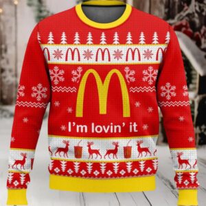 2025 McDonald’s I’m Lovin’ It Ugly Christmas Sweater