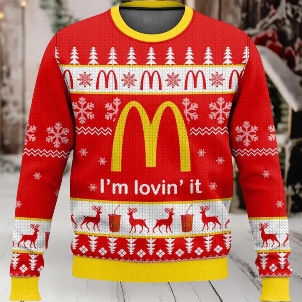 2025 McDonald’s I’m Lovin’ It Ugly Christmas Sweater 2025 McDonald’s I’m Lovin’ It Ugly Christmas Sweater
