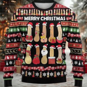 2025 Merry Christmas Penis Ugly Sweater 2025 Merry Christmas Penis Ugly Sweater