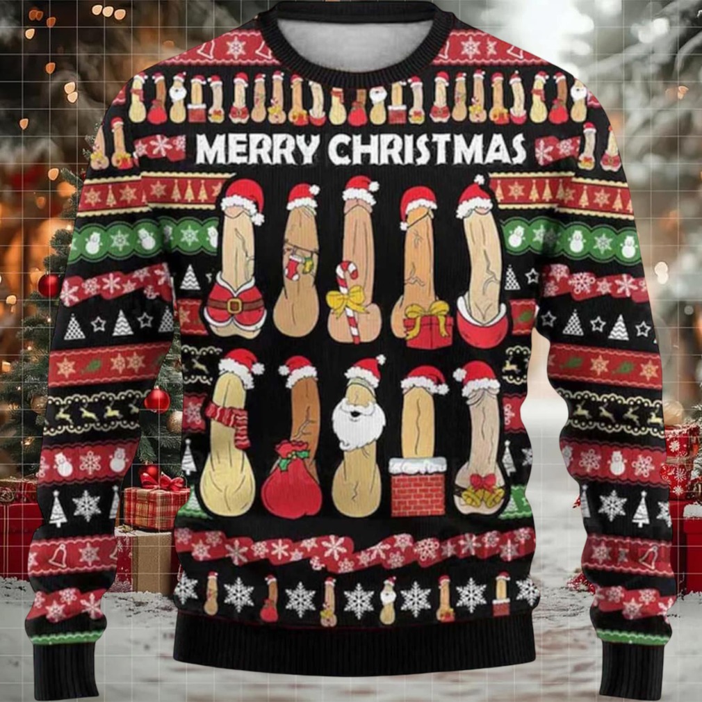 2025 Merry Christmas Penis Ugly Sweater