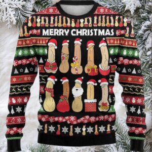 2025 Merry Christmas Penis Ugly Sweater