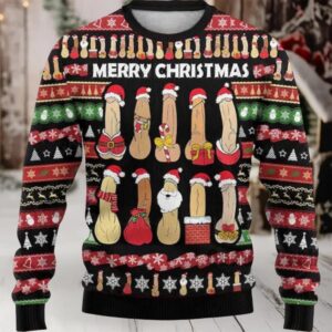 2025 Merry Christmas Penis Ugly Sweater