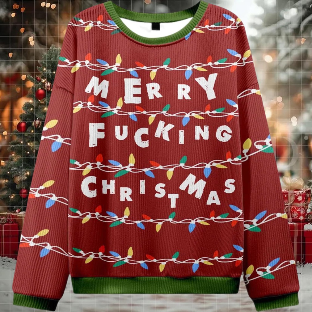 2025 Merry Fucking Christmas Ugly Christmas Sweater 2025 Merry Fucking Christmas Ugly Christmas Sweater