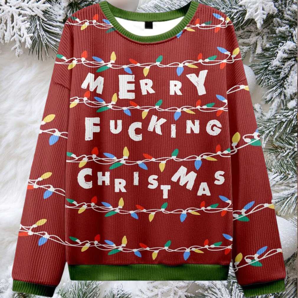 2025 Merry Fucking Christmas Ugly Christmas Sweater 2025 Merry Fucking Christmas Ugly Christmas Sweater