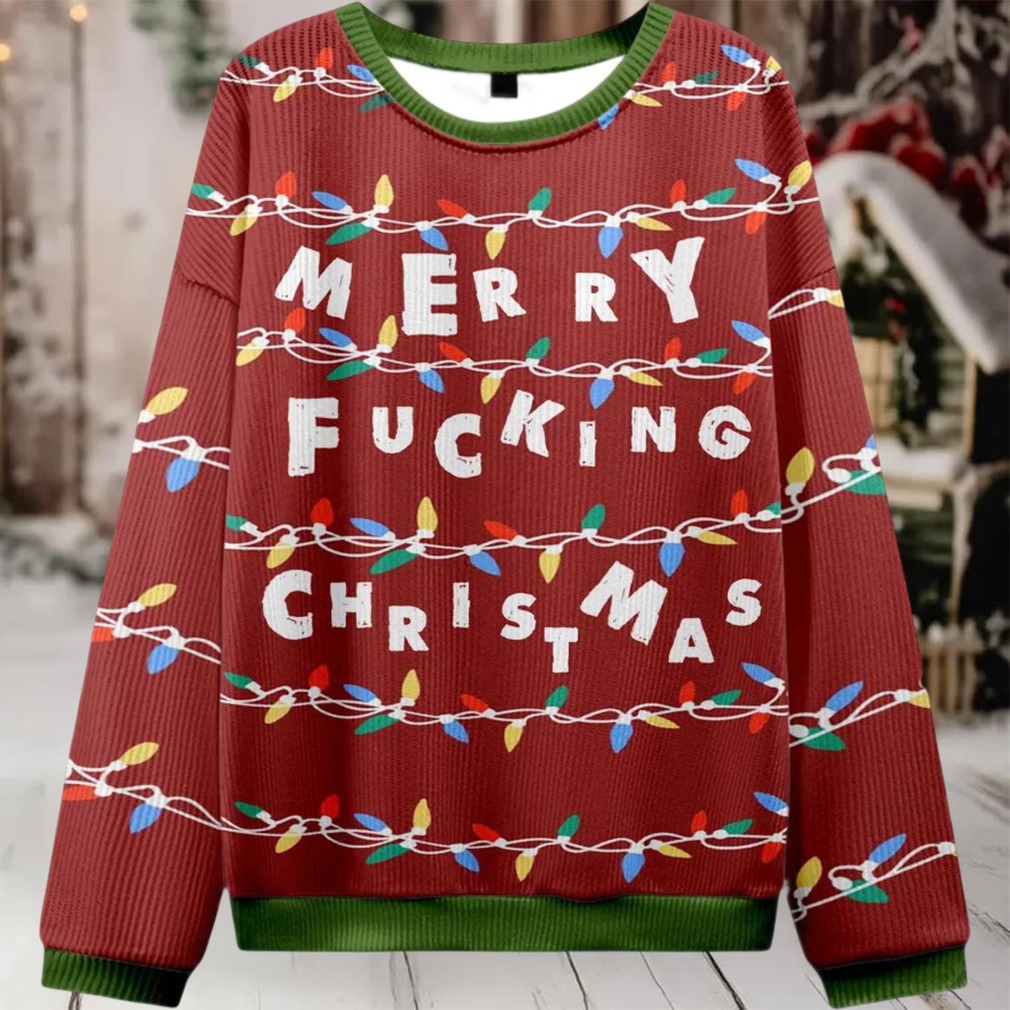 2025 Merry Fucking Christmas Ugly Christmas Sweater 2025 Merry Fucking Christmas Ugly Christmas Sweater