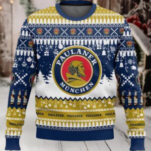2025 Paulaner German Beer Christmas Ugly Sweater