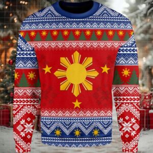2025 Philippines Filipinos Christmas Ugly Sweater 2025 Philippines Filipinos Christmas Ugly Sweater