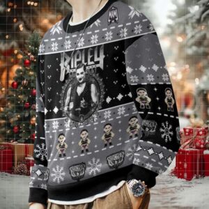 2025 Rhea Ripley Christmas Ugly Sweater 2025 Rhea Ripley Christmas Ugly Sweater