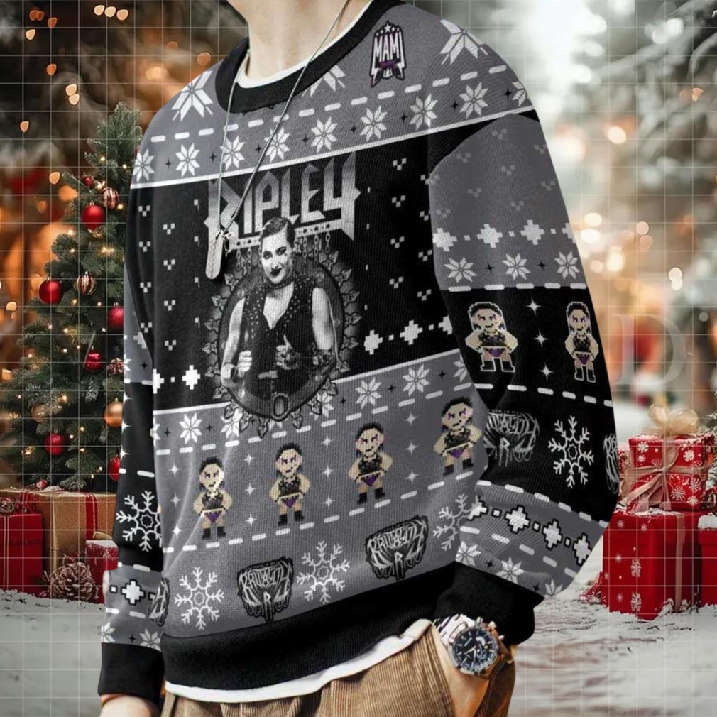 2025 Rhea Ripley Christmas Ugly Sweater 2025 Rhea Ripley Christmas Ugly Sweater