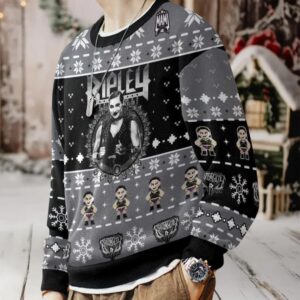2025 Rhea Ripley Christmas Ugly Sweater