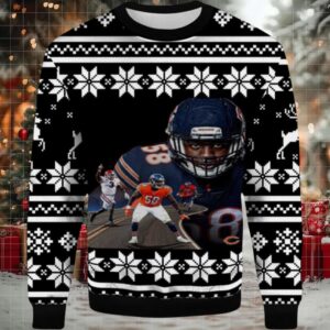 2025 Roman Smith Chicago Bears Ugly Christmas Sweater 2025 Roman Smith Chicago Bears Ugly Christmas Sweater
