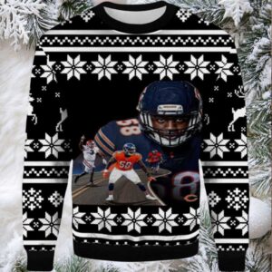 2025 Roman Smith Chicago Bears Ugly Christmas Sweater