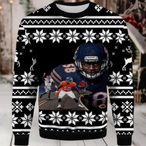 2025 Roman Smith Chicago Bears Ugly Christmas Sweater