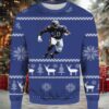 2025 Santa Playing Basketball Ugly Christmas Sweater 2025 Santa Playing Basketball Ugly Christmas Sweater