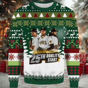 2025 San Diego Padres Quality Crew Ugly Christmas Sweater 2025 San Diego Padres Quality Crew Ugly Christmas Sweater
