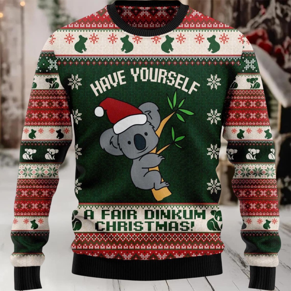 2025 Santa Koala Christmas Ugly Sweater 2025 Santa Koala Christmas Ugly Sweater