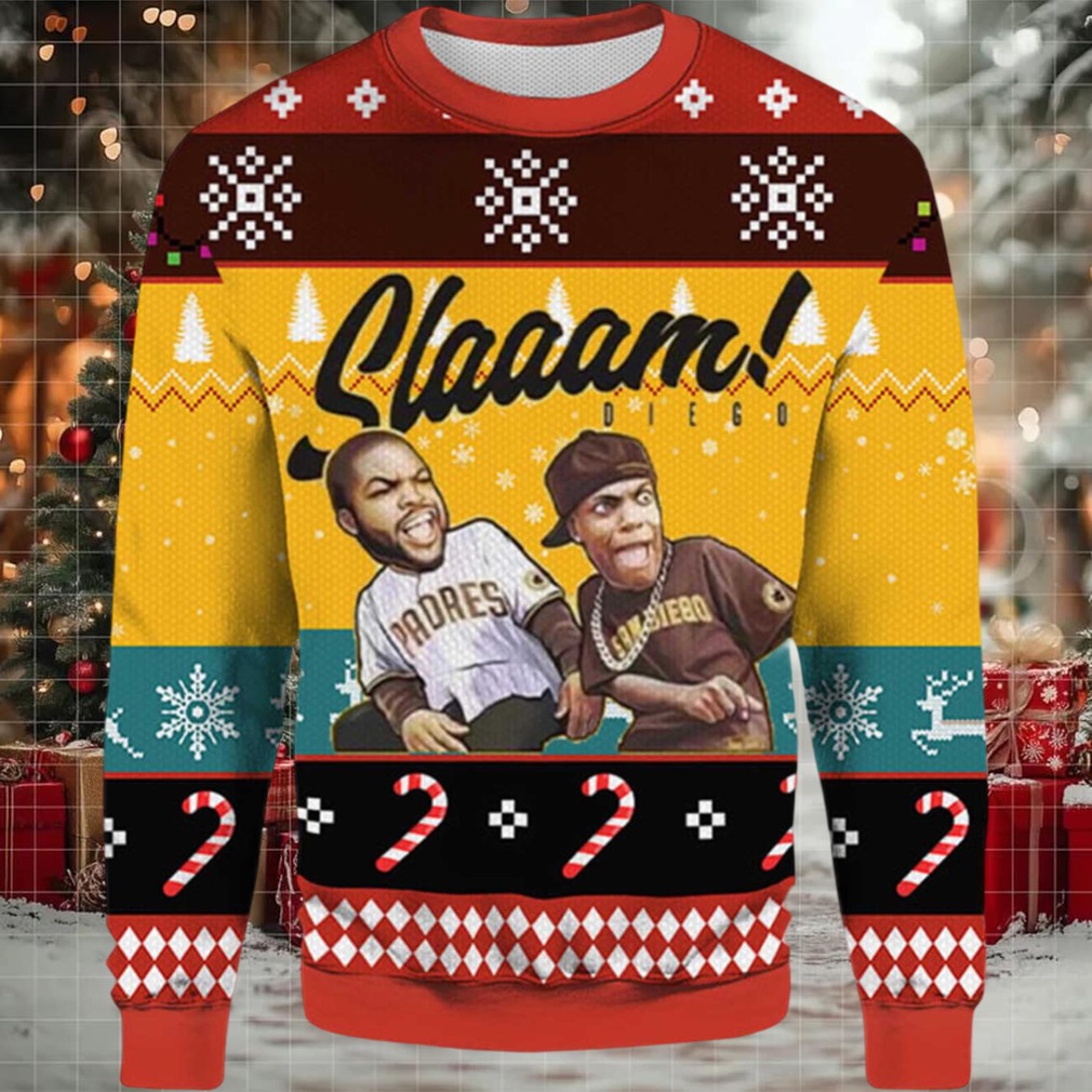 2025 Slaaam Diego Padres Ugly Christmas Sweater
