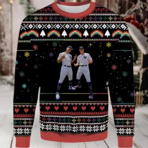 2025 Two Star Of New York Yankees Ugly Christmas Sweater