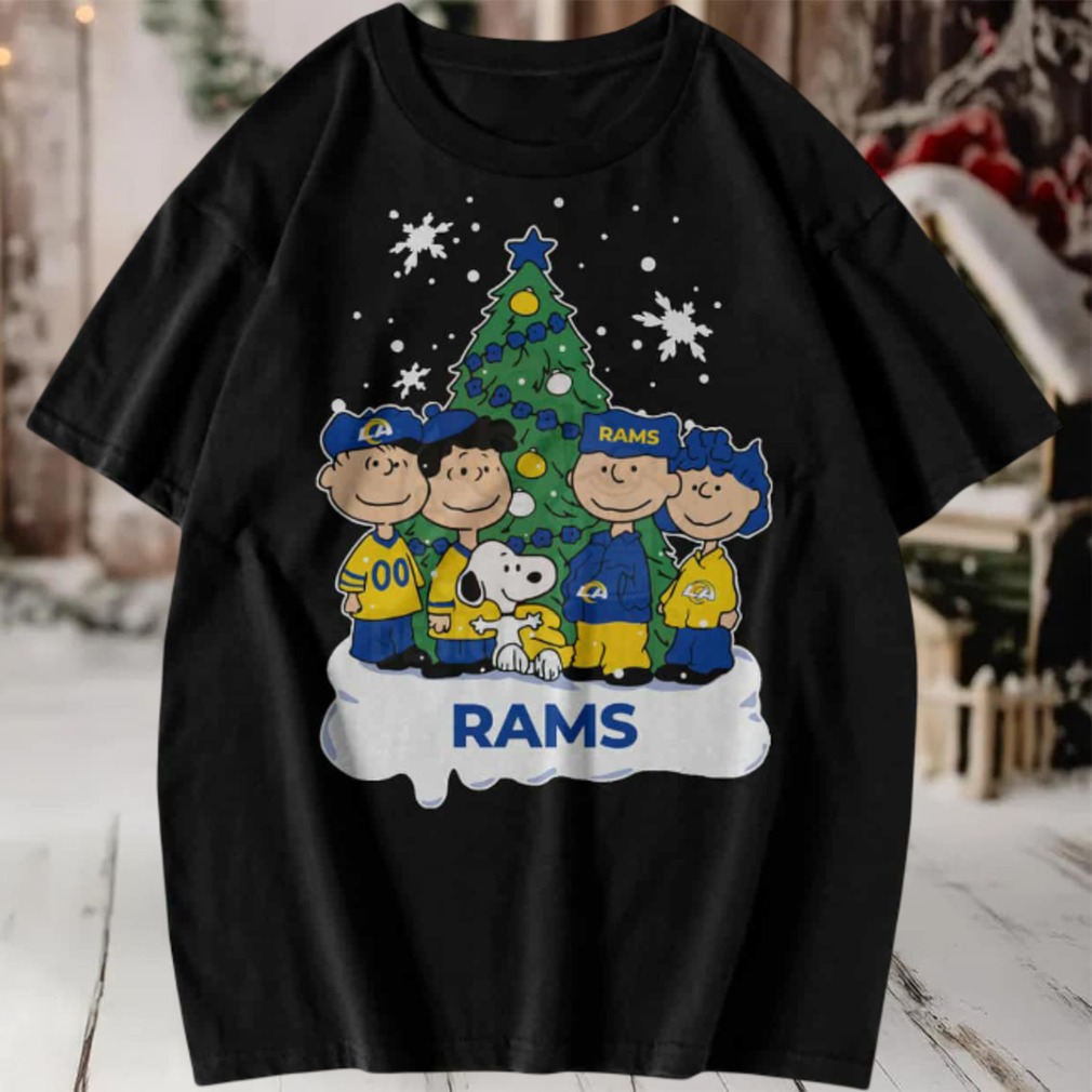 Peanuts characters Los Angeles Rams Christmas shirt Peanuts characters Los Angeles Rams Christmas shirt
