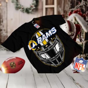 Los Angeles Rams Helmet Graphic T Shirt