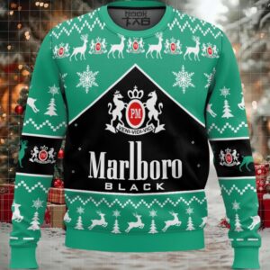Marlboro Black Menthol Ugly Christmas Sweater