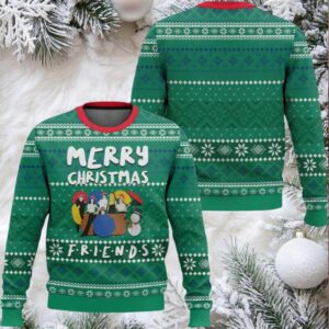 Merry Xmas Friends Ugly Christmas Sweater