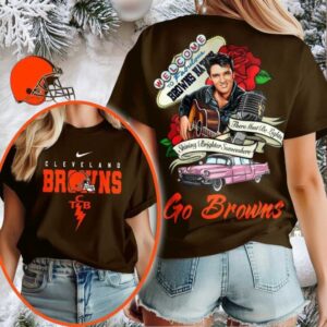 Cleveland Browns NFL Elvis Presley Rose Shirt