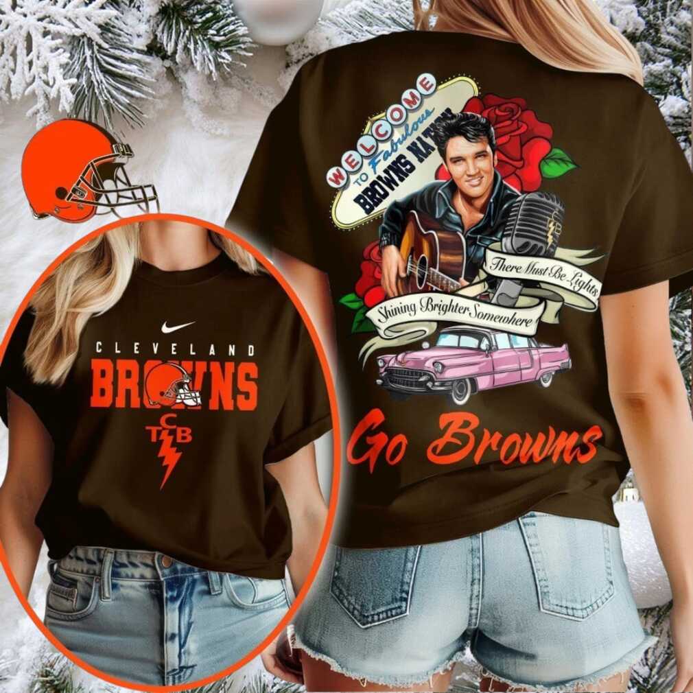 Cleveland Browns NFL Elvis Presley Rose Shirt Cleveland Browns NFL Elvis Presley Rose Shirt
