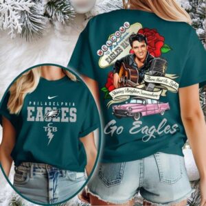 Philadelphia Eagles NFL Elvis Presley Rose Shirt