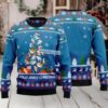 Shark Face Doo Doo Doo Ugly Christmas Sweater Blue Vintage Shark Face Doo Doo Doo Ugly Christmas Sweater Blue Vintage