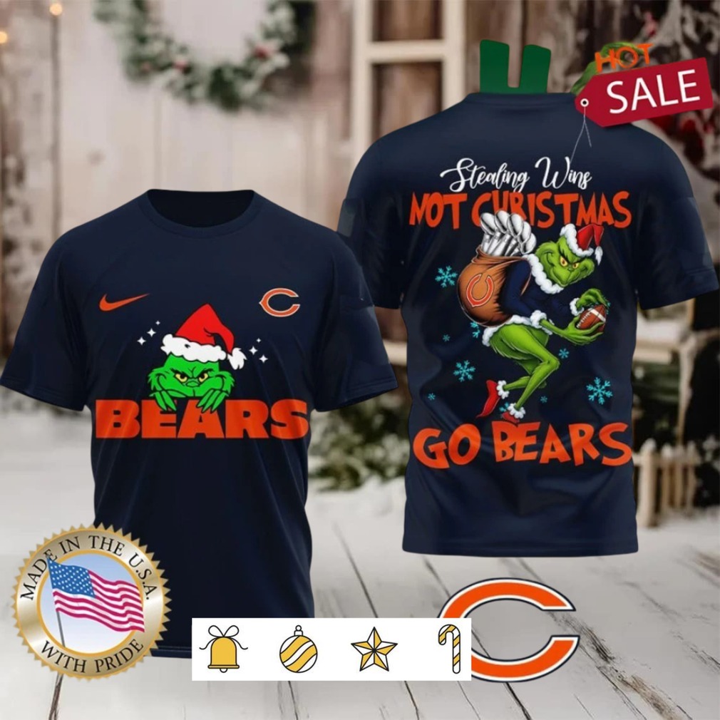 Chicago Bears NFL Grinch Dr. Seuss Stealing Wins Not Christmas Shirt Chicago Bears NFL Grinch Dr. Seuss Stealing Wins Not Christmas Shirt