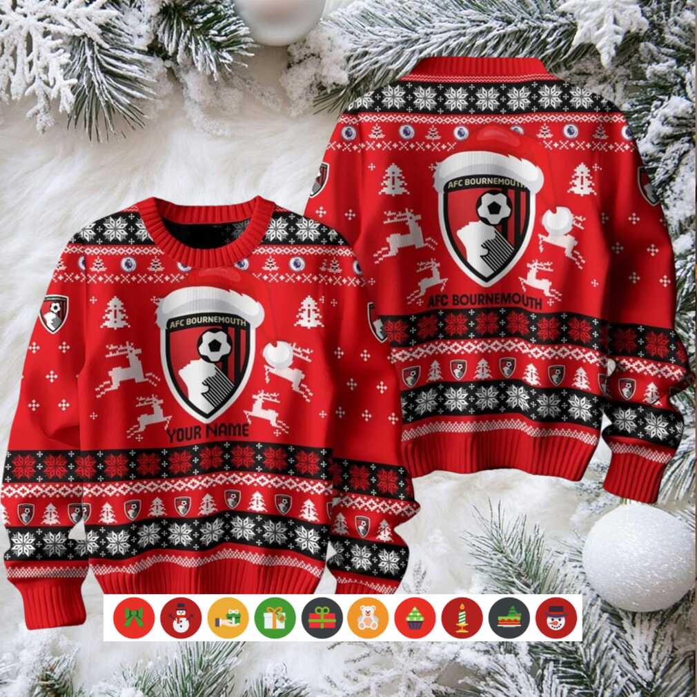 A.F.C. Bournemouth 2024 Christmas Ugly Sweater