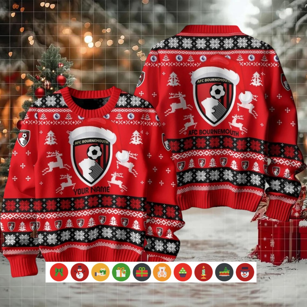 A.F.C. Bournemouth 2024 Christmas Ugly Sweater