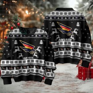 Adelaide Crows Custom Ugly Christmas Sweater