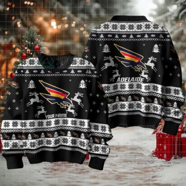 Adelaide Crows Custom Ugly Christmas Sweater